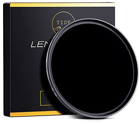Tide Optics 72 mm ND1000 (10 Stop) Objektivfilter, Fester, mehrfach beschichteter Kamerafilter mit neutraler Dichte