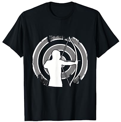 Bogenschießen Geschenk Schützenverein Bogen Pfeil Männer T-Shirt