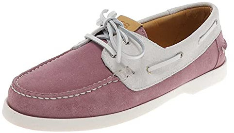 FB Fashion Boots Capri Waka Rose Blanco Chaussures bateau en cuir pour femme Rose/blanc, Rose Blanco, 38 EU