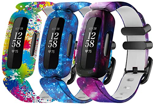 Baaletc armbänder kompatibel mit Fitbit Ace 3 für Kinder, weiches silikon Fitbit ace 3 Kids Armband,Fitbit ace 3 Kids Armband sportuhrenarmband Jungen mädchen