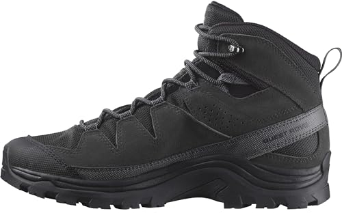 Salomon Quest Rove Gore-Tex Chaussures Imperméables d'extérieur pour Homme, Design spécial grande randonnée, Protection outdoor, Fiabilité et performance, Black, 45 ⅓