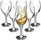 KADAX Verres à vin, verres à vin, passent au lave-vaisselle, verres élégants pour vin rouge et blanc, verres à vin long style (6 x 245 ml, pour vin blanc)