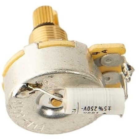 PRS 250K Short-Shaft Potentiometer with .1 uF Capacitor