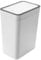 HERCHR Plastic Trash Can with Lid, Thin Trash Cans Bathroom Garbage Can Small Trash Can with Lid Slim Trash Bin Waste Basket for Bathroom(White)