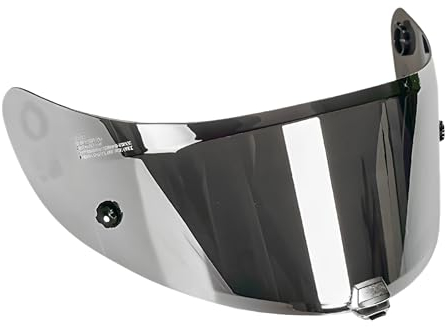 Guajiro - Visiera Casco Compatibile con HJC HJ26 - RPHA11 - HJC RPHA70 - (CARBON) | Schermo Casco con supporto Pinlock Antifog e sistema Tear-off | Policarbonato di Alta Qualità (Argento)
