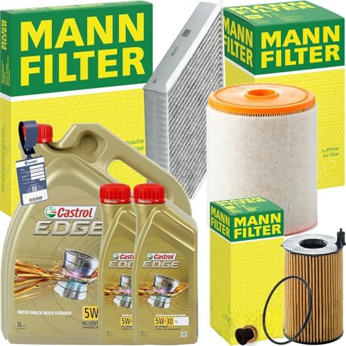 Inspektionspaket + 5W-30 Öl passend für A6 C7 A7 4G 3.0 TDI