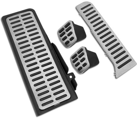 Pedalkappen Bremse Fußstütze Abdeckung Fußpedal für V-W Golf 5 6 S-eat Leon S-koda Octavia T-iguan T-ouran