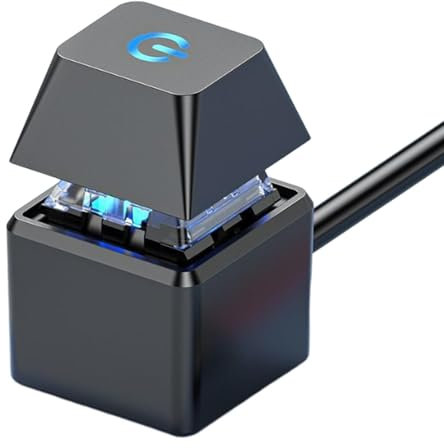 Desktop Computer Button - Reset HDD Button with 1.8m Cables | Mechanical Key Button Extension, Computer Case Motherboard Button for Computer Motherboard