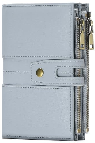 GAEKEAO Petit Portefeuille Femme Portefeuille en Cuir avec Fenêtre pour Cartes de Crédit et Cartes d'identité