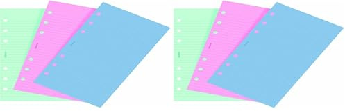 Filofax Personal Fashion Notizpapier, liniert, fabig (Packung mit 2)