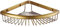 RHRYTCH Badregal Duschablage Duschregal Wandmontage Badregal Duschablage Eckregal Kupfer Badezimmer Dreieck Korb Duschregal Duschregal Duschorganizer Badregale