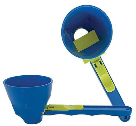 2 pezzi Mess free feeding funnel cucchiaio scorrevole con proteine creative cucchiaio a prova di leak