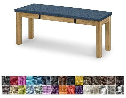 Bankauflage Outdoor 100x40x8cm waschbar & abnehmbar dunkelblau