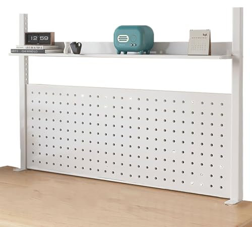 Ansteckbares, Verstellbares Regal für Computertisch Ansteckbares Aufbewahrungsregal über oder unter dem Schreibtisch Erweiterung der Arbeitsplatte Bücherregal für die Organisation der Werkbank