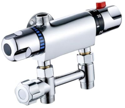 F Fityle Robinet de douche thermostatique, accessoires, avec outil de chauffage solaire de l'eau, remplacement pour la maison