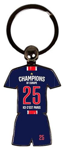 Porte-clés Maillot Paris Champions d’Europe 2025 – Ici c’est Paris – Édition Collector | Cadeau Supporter Foot | Accessoire Paris Fan