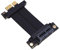 Plyisty PCIE 4.0 1x Steigungssäulenkabel, ABS -PCB -Kabel von GPU GPU GPPI für USB (5cm)