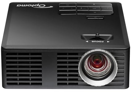 Optoma ML750i Mini Portable Business LED Projector - WXGA 1280 x 800, 450/700 Lumens, Under 1lb., Project via HDMI, USB-A, or MicroSD, Screen Mirror Wirelessly with Mobile Devices