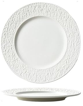 Pastateller Nordische flache Teller, Keramik-Dim-Sum-Teller, Steakteller, im westlichen Stil for den Heimgebrauch(B)
