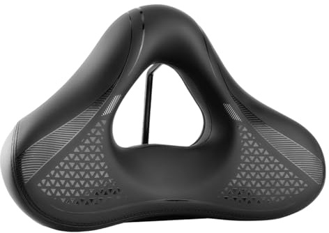 Yaztauho Fahrradsattelkissen - Mit Stoßdämpfung Und Allwettertauglichkeit,Durchbrochenes Fahrradsitzkissen Für Fahrrad - Für Frauen, Männer, Erwachsene, Sportbegeisterte, Mountainbike, Pendeln, Touren
