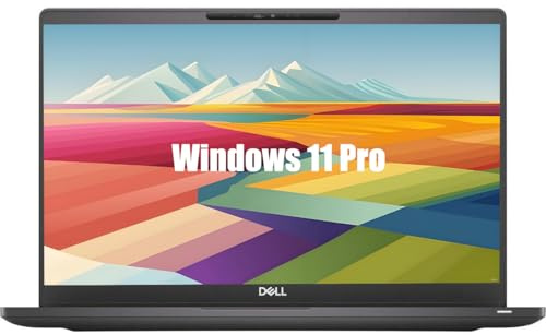 Dell Latitude 7300 Business Laptop, 13,3 pollici FHD (1920 x 1080), Intel Core i7-8665U, 8 GB RAM, SSD da 256 GB, tastiera US QWERTY Windows 11 Pro (ricondizionato)