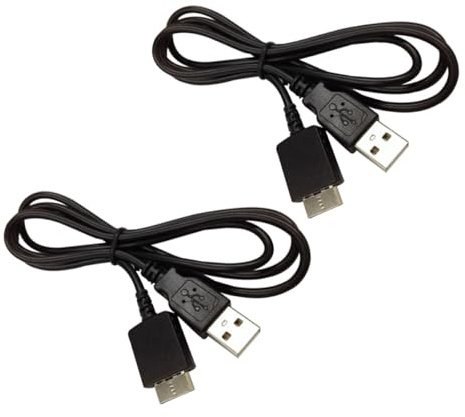 IMIKEYA Schnittstellenadapterkabel Mp4 Player Ladekabel 2 Stück Kompatibel mit Wmc Nw20Mu USB Verbindung für Media Player