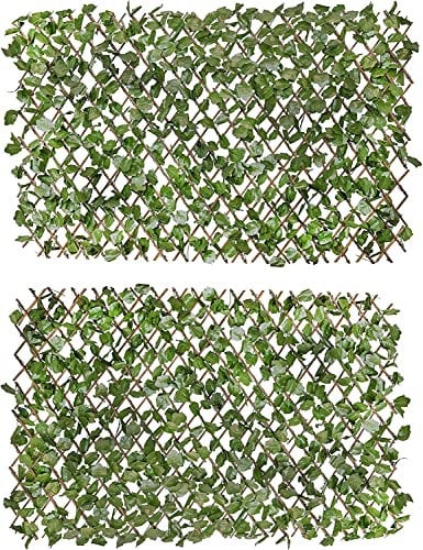 Verseo Efeu-Gartendekoration, Efeuhecke, Sichtschutz, erweiterbar (2 Stück)