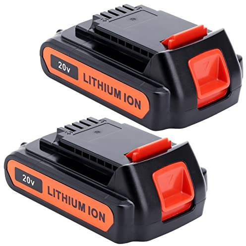 Lasica LBXR20 2500mAh 20V Lithium Battery for Black and Decker LBXR20B LB2X3020 LB2X4020 2500mAh 20V for Cordless Tools LCS1240 LGC120 LPP120 LCS1020 LPHT120 LLP120