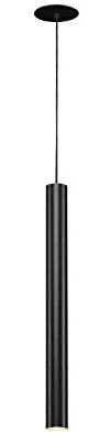 SLV Pendelleuchte HELIA 40 / Wohnzimmer-Lampe, Innen-Beleuchtung, Hänge-Leuchte Esszimmer, LED, Decken-Leuchte / IP20 3000K 9W 700lm schwarz 30Grad