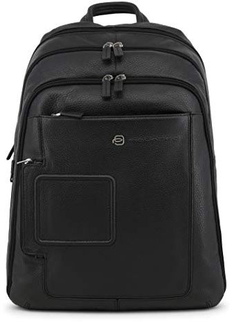Piquadro Vibe Zaino in pelle porta PC 15 a tre scomparti