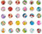 nbeads 200 Stück 12 mm Blume Gedruckt Glascabochons Flatback Dome Cabochons Anhänger für schmuckherstellung