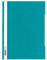 Herlitz Schnellhefter A4 - Quality, Polypropylen-Folie, Glasklar mit Beschriftungsstreifen, caribbean turquoise 1 Stück