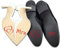 Aufkleber Set für Hochzeitsschuhe Schuhsticker Hochzeit Trauung Schuhe Heiraten Sticker Folie Selbstklebend Sprüche Symbole (Rot Glanz, K125 K126 Mrs Mr)