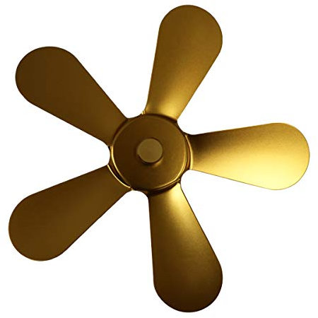 Ofenventilatorblatt-Ersatz, 5-flügeliger Kamin-Ventilator, wärmebetriebener Ofenventilator, 5 Klingen oder Holz-/Holz-/Holzbrenner/Kamin