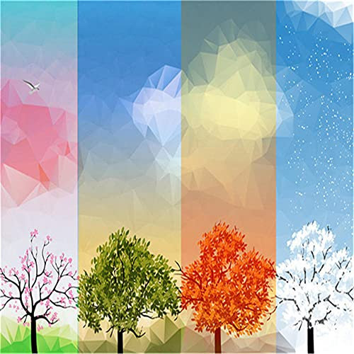 Puzzles 1000 pièces pour adultes - Quatre saisons d'arbres - Puzzles 1000 pièces (26x38cm)