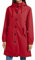 YFFUSHI Femme Veste Imperméable Coupe-vent d'Extérieur Léger et Respirant Veste de Pluie à Capuche Trench-coat Mi-long