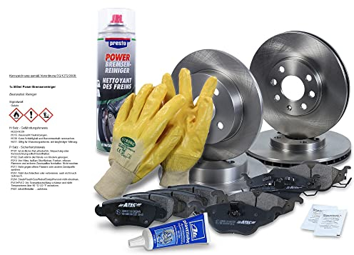 BESTPRICE Bremsenset inkl. Bremsscheiben vorne Ø 256 mm + hinten Ø 251 mm + Bremsbeläge vorne und hinten, Kompatibel mit OPEL ASTRA G Caravan (T98) CC (T98) Kasten (F70) Stufenheck (T98)