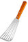 Fish Spatula with Wooden Handle, Fish Slice, Metal Fish Slice, Stainless Steel Slotted Turner for Cooking Fish/Meat/Dumpling/Barbecue