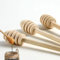 LIDOUK Wooden Honey Mixing Stirrer 3 Pcs 3 Inch Mini Honey Dipper Sticks Honey Comb Stick Honey Spoon Collecting Dispensing Drizzling Jam