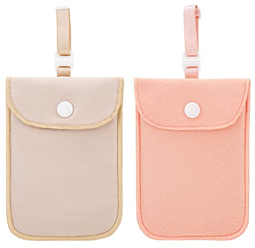 lapinchen Versteckte BH-Geldbörse für Damen, Unterwäsche-Tasche für sicheres Reisen, Reise-Brusttasche, hautfarben, Secert Geldtasche mit verstellbarem Gummiband für Reisen
