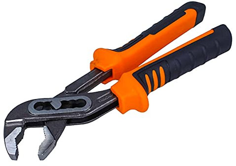 Pinza Papagallo, Chiave Pinza Regolabile A Pappagallo, Pinza Idraulico Mulitgrip Per Tubi e Dadi, 3 Misure Disponibili (200mm)