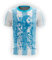 Camiseta de Lionel Messi de la Selección Argentina de fútbol, Champions du Monde 2022, Trois étoiles, La Chèvre, Goat. Designs Propres, Originaux et Uniques., Bleu Ciel/Blanc