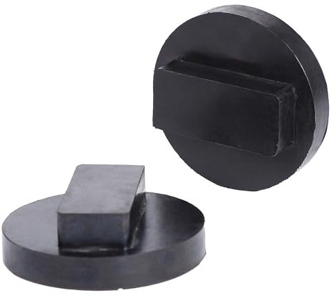 Fuworance Wagenheber-Pads, Wagenheber-Adapter, Gummi-Wagenheber-Pad, Stützpolster, Schlitz-Rahmenschienenschutz, passend für BMW R50, R52, E81, F20, E46, F32, E39, E84, X1, F82, M4, F10, F11, M5, E66,