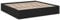 vidaXL Bettgestell, Bett Doppelbett für Schlafzimmer, Bettrahmen mit Lattenrost, Schlafzimmerbett Modernes Design, Schwarz 200x200cm Holzwerkstoff