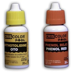 Kit recambio reactivos para todo tipo de piscinas.Medidor ph y cloro analizador de prueba de cloro para usar en hidromasajes y acuarios 1 ud