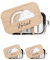 wunderwunsch® - Personalisierte Brotdose für Kinder - Robuste und Individuelle Edelstahl Brotdose mit Namen - Personalisierte Geschenke für Kinder (GROSS Edelstahl,Regenbogen beige)