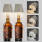 Aipsun Confezione da 2 lampade da tavolo a LED a batteria, dimmerabili, colore beige, 2700 K-6000 K, 3 W, IP54, lampada a bottiglia, in alluminio, per giardino, bar e ristorante