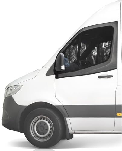 TOOSOAR Moustiquaire Van Aménagé, Moustiquaire pour Fenêtre de Voiture Camping Car, Taille Universelle Moustiquaire pour Fenêtre de Voiture, (Paire)