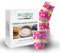 Ecobio and Go -1000 Bicchierini Caffè in Carta Biodegradabili 75ml - Resistenti, Antiscivolo, Ideali per Bar, Ufficio e Casa - Ecologici e Monouso, PINK