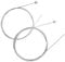 Desenda 1 Set Bicycle Brake Cables Universal Bicycle Before and After Brake Cable Bike Brake Cable for Road Bikes and Mountain Bikes (Silver)